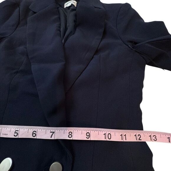 Superdown Madeline Blazer Dress Navy Suiting Mini Double Breasted XXS - Picture 12 of 15